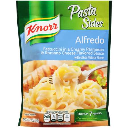 KNORR Knorr Pasta Sides Alfredo Flavor Pasta 4.4 oz., PK12 02253